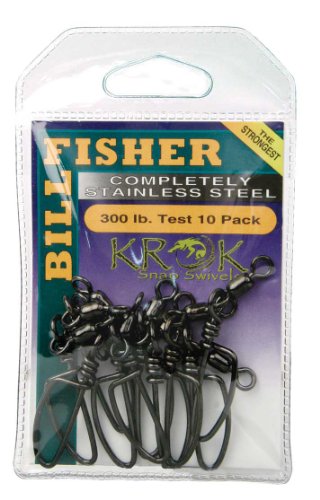 Billfisher SSKS300-10Pk Krok Snap Angelwirbel