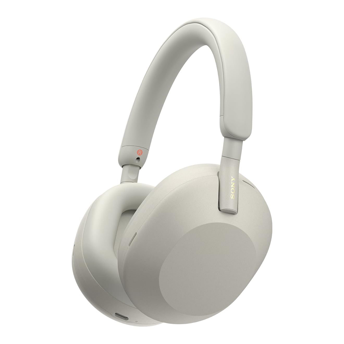 Sony WH-1000XM5 Premium Noise Cancelling Wireless Over-Ear Headphones, Bluetooth, Clear Call Quality, Hi-Res Audio, Up to 30hr Battery Life, Includes Hard Case, iOS & Android - Silver