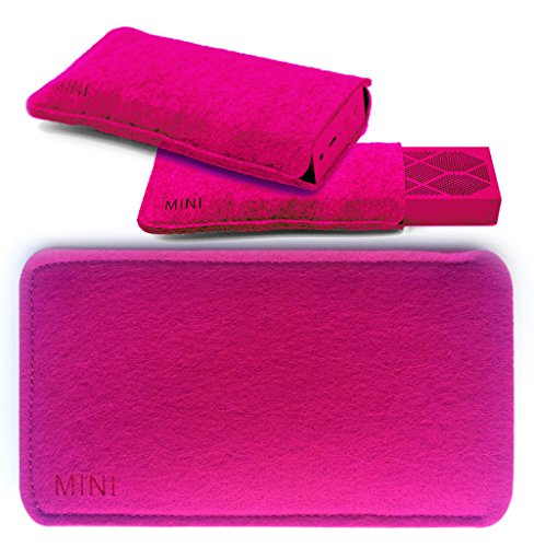 FitSand Travel Soft Carry Slim Portable Protective Bag Pouch Box Case Cover for Jawbone Jambox Mini Bluetooth Speaker(Rose)