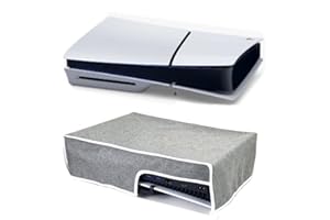 for PS5 Slim Dust Cover, Dustproof Shell Protective Sleeve for PS5-Slim Disc & Digital Console, Oxford Cloth Anti-Scratch Wat