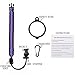Handle for Hydro Flask - Paracord Survival Strap with Security Ring for Wide Mouth Water Bottles Carrier (Purple/Black)