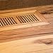 WELLAND Hardwood Flush Mount Floor Register Vent Unfinished, 6 inch x 12 inch, White Oak