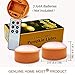 HOME MOST Halloween Pumpkin Lights with Remote and Timers - Orange Pumpkin Lights Battery Operated Halloween Decor - LED Lights Halloween - Jack-O-Lantern LED Lights Halloween Pumpkin Lights Battery