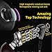 EYEKOP E8 Wired in Ear Earphones, [Newest 2019] Dual Dynamic Drivers Earbuds Provide Stereo Deep Bass & Crystal Clear Sound, with Mic & Volume Control (Black)