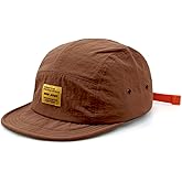 5 Panel Hat, Short Brim Quick Drying Baseball Cap with Embroidery for Outdoor Sports