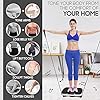 Vibration-Exercise-Machine-Home-Gym-Fitness-Vibration-Plate-6-Modes-99-Intensity-Levels-Home-Workout-Resistance-Bands-With-Handle-Added-Built-In-Bluetooth-Speaker-Full-Body-Workout-Trainer Vibration Plate Exercise Machine - 99 Intensity Levels + 5 Programs - Home Vibration Fitness Trainers - Bluetooth…