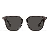 QUAY - Men's Sunglasses, Oversized Rounded Shades, UV Protected Lenses (Weekender, Matte Black/Black Polarized)