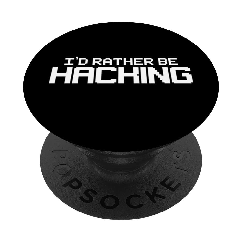 White Hat Hacker Design For A Cyber Security Specialist PopSockets Swappable PopGrip