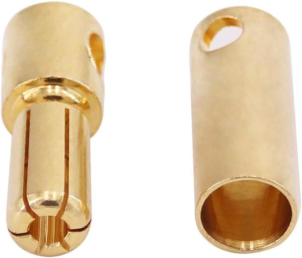OliRC 6pairs 5.5mm Gold Plated Male and Female Bullet Banana Connectors Plugs for DIY RC Battery ESC Motor(C116-6) - Image 3
