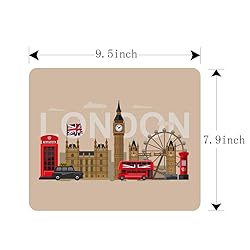 Nicokee London Gaming Mouse Pad Famous Britain