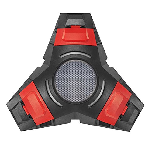 CEStore® Portable Triple USB Charger Docking Stand Charging Station with Non-slip Mat & LED Signal Light, Synchronous Charging Triangle Dock for Sony PlayStation 4 PS4 DualShock 4 Controllers-Black