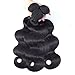 HiMei Hair 7A Brazilian Body Wave 3 Bundles Natural Black Brazilian Hair Bundles Virgin Human Hair Bundles Human Hair Weave (14 16 18inch)