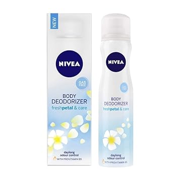 NIVEA Deodorizer, Fresh Petal & Care Deodorant, Gas Free, Women, 120ml