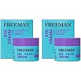 Freeman Restorative Moisturizing & Depuffing Eye Cream + Overnight Leave-On Treatment, For Dull & Tired Eyes, Brightens Undereye Skin, Infused With Magnesium & Hyaluronic Acid, 0.5 fl.oz./ 15 mL Jar