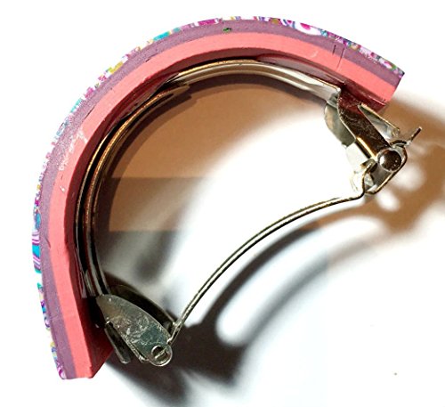 Retro Handmade Ponytail Holder Polymer Clay Hair Barrette, Quality Hair clip Barrette - Thumbnail 3
