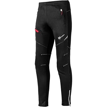 Pantalon De Cyclisme Homme Canari – Noir – Taille L – Gel Rembourré – Zips Cheville