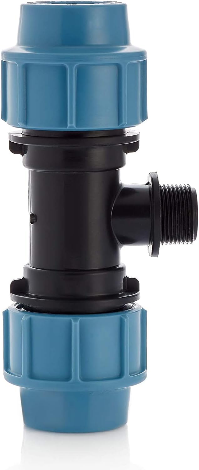 BFG HYDROBIL VZ-6IND-Y57V Blue/Black PP Plug-In Pipe Connector 25mm 1/2"