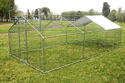 walnest Large Chicken Coop Cage Walk-in Pens Outdoor Backyard Ranch Crate Rabbit Poultry Cage Enclosure Pet Run Exercise and Playpen Pen Pet Exercise with Cover - Thumbnail 6