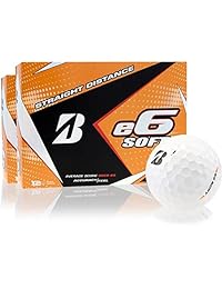 Bridgestone e6 - Pelotas de golf suaves, 2 docenas