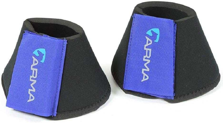 Shires Arma Neoprene Over Reach Boots - Royal Blue: Cob