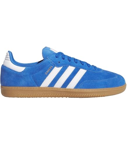 Amazon.com | adidas Mens Samba Adv Skate Sneakers Shoes - Blue