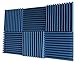 Foamily 6 Pack - All Ice Blue Acoustic Panels Studio Foam Wedges 2