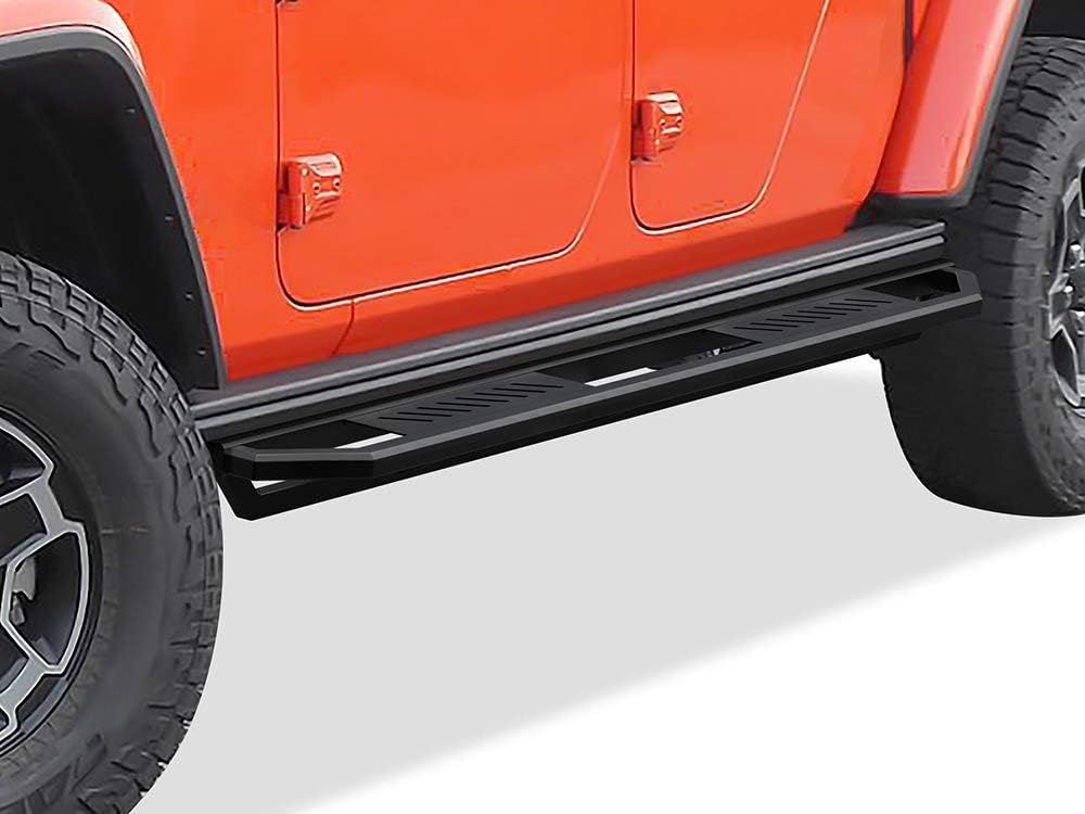 APS OffRoad Side Steps Armor Compatible with Jeep Gladiator 20202021 Crew Cab