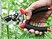 Premium Bypass Pruning Shears - High Carbon Steel Blade - Safety Metal Lock - Aluminum Handles - by Utopia Home