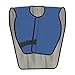 Regular Lead X-Ray Dental-Guard, Panoramic Drape, 0.250mm Pb, Adult Size