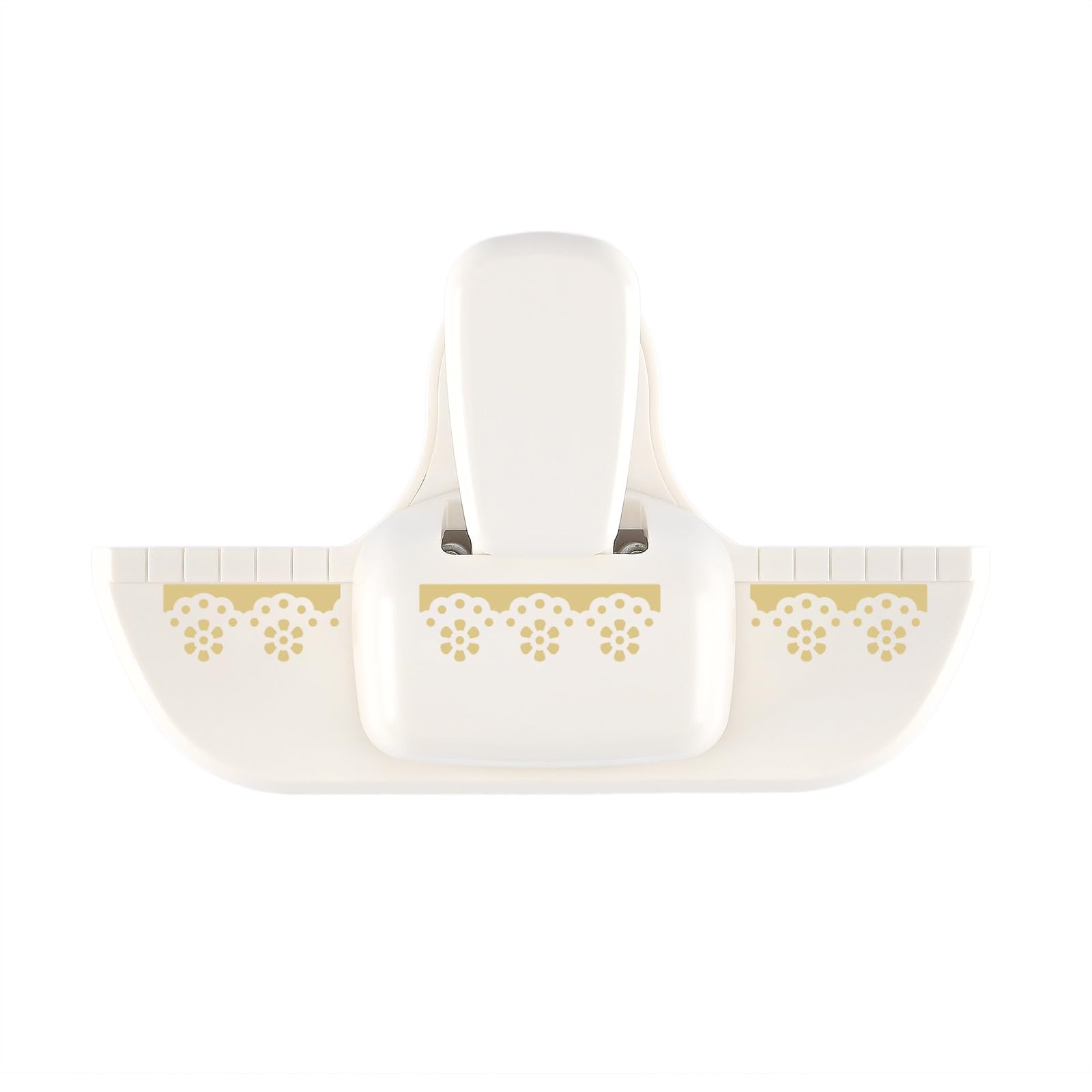 Vaessen Creative Border Punch - Flowers - 1,4 x 4,5 cm - Circle Punch for Card Making and Crafting