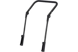 Portable Wagon Push Handle Attachment Detachable Angle Adjustable Plastic Wagon Handle with Sponge Wrapped and Mounting Hardw