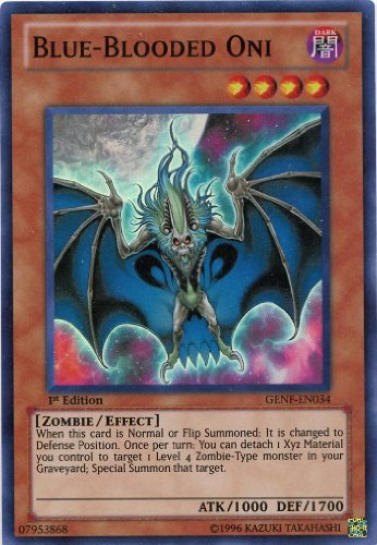 Yu-Gi-Oh! - Blue-Blooded Oni (GENF-EN034) - Generation Force - 1st Edition - Super Rare