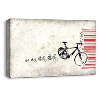 Canvas Wall Art Creative Graffiti Canvas Prints Home Artwork Decoration for Living Room Bedroom - 12x18 inches