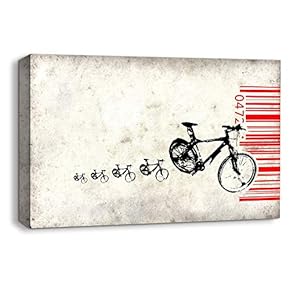 Canvas Wall Art Creative Graffiti Canvas Prints Home Artwork Decoration for Living Room Bedroom - 12x18 inches