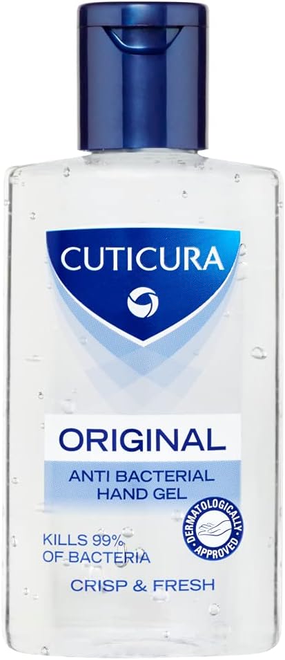 Cuticura Original Anti Bacterial Hand Gel 100ml 6 Pack Kills 99% Bacteria Gentle