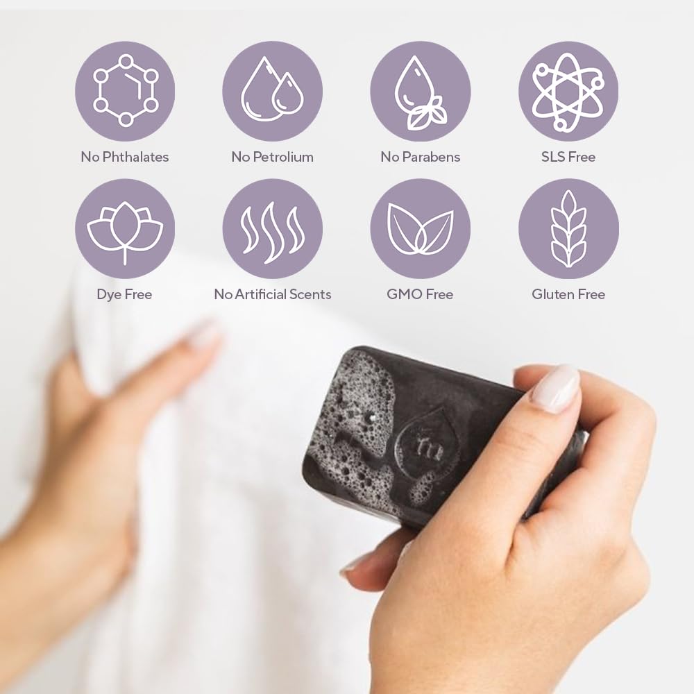 Marie Originals Eczema Face Soap Body Wash Bar – All Natural Psoriasis, Dermatitis Treatment for Dry Itchy Flaky Skin Relief – Gentle Detoxifying, Healing, Anti-Itch, Cleansing Skincare (Pack of 2)