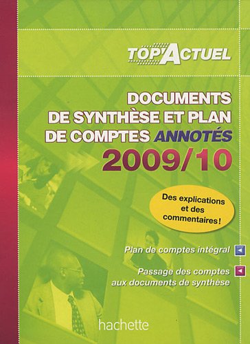Documents de synthèse et plan de comptes annotés 2009-10