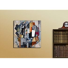 Bureau and Room by Kazimir Malevich - Canvas Print Wall Art Famous Painting Reproduction - 12" x 12"