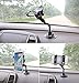 SQdeal Universal Car Windshield Double Clip Car Mount Bracket Cradle Holder Stand Mobile Phone Clamp for iPhone 6 Plus 5s 5c 5 4s iPod Touch Samsung Galaxy S5 s4 s3 LG Nokia Lumia HTC One