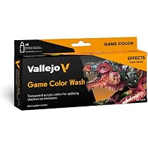 Amazon.com: Vallejo - Game Color Wash Set | Set for Modeling ...