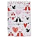 48 Mini Valentines Day Notepads Bulk for Kids Girls Boys Toddler School Valentines Day Party Favors