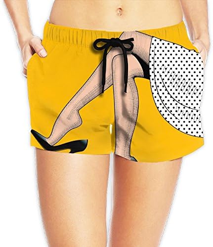 Drawstring Waist Womans Sexy Leg Waist Shorts