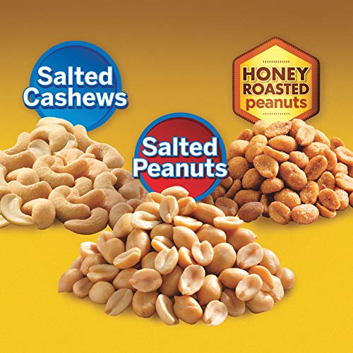 PLANTERS Variety Packs (Salted Cashews, Salted Peanuts & Honey Roasted