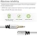 25ft 3.5mm Extension Cable, GearIT Pro Series Preminun Gold Plated 25 Feet 3.5mm Auxiliary Audio Stereo Extension Male to Female Cable, White