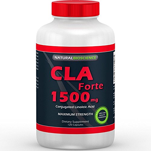 UPC 617037375683, CLA Forte - 1500mg, 120 Softgels - High Potency Conjugated Linoleic Acid - 100% Pure Safflower Oil - Natural Supplement for Weight Loss and Muscle Building.