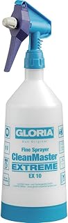 GLORIA Feinsprüher CleanMaster EXTREME EX 10 | Zur Reinigung und Desinfektion | Kompakter Handsprüher | 1 L Füllinhalt | Für Mittel mit pH-Wert 4-11 | Ölfest