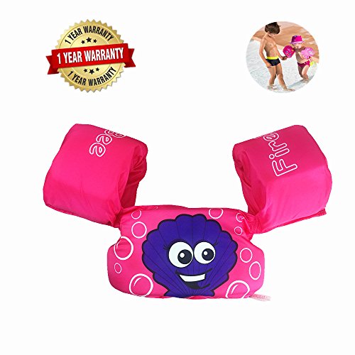 Swim Arm Bands Trainer Float Life Jacket Vest Learn Swimming Independence Fun Aid Water Pool Beach