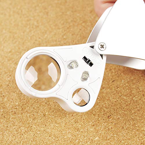 Microscopes & Endoscope,Maserfaliw Magnifier,Beileshi 30X 60X Dual Lens LED Illuminated Magnifier Loupe Magnifying Glass