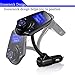 [Upgraded Version] Bluetooth FM Transmitter Audio, Rapidtronic Wireless In-Car Hands-Free Car Kit Radio Adapter Supports TF/Micro SD Card USB Car Charger with 1.44 inch Display for Smartphones -Black