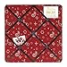 Wild West Bandana Print Fabric Memory/Memo Photo Bulletin Board by Sweet Jojo Designs